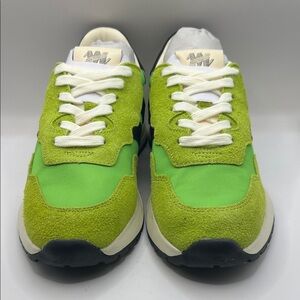 Steve Madden Lime Green and White Sneakers